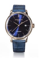 Armbanduhr Locman Herr Classic 1960 in Vernickelt stahl roségold 0255R02R-RRBLRGPB - 0255R02R-RRBLRGPB